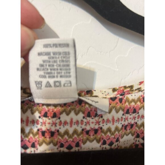 American Rag Printed Romper Sz M Polyester Boho Coastal Beach - Picture 4 of 7